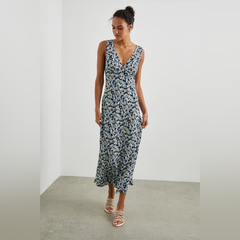 Rails Audrina Dress Midnight Meadow Floral Size XS - Picture 9 of 9